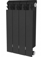 Радиатор биметаллический Global Style Plus 500 (4 секции) черный